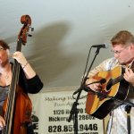 Carolyn and Daniel Routh with Nu-Blu at the Coot Williams festival - photo by Laura Tate Photography