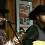 Don Rigsby and Josh Williams with the J.D. Crowe & the New South Tribute Band at the Simply the Best Sports Bar and Grill in Grayson, KY (12/20/14) - photo by Jessica Boggs