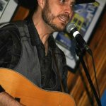 Josh Williams with the J.D. Crowe & the New South Tribute Band at the Simply the Best Sports Bar and Grill in Grayson, KY (12/20/14) - photo by Jessica Boggs