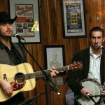 Josh Williams and Jason McKendree with the J.D. Crowe & the New South Tribute Band at the Simply the Best Sports Bar and Grill in Grayson, KY (12/20/14) - photo by Jessica Boggs