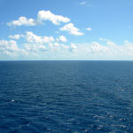 Sea view on the First Quality Bluegrass Cruise - photo by Julie King