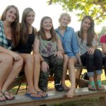 Still image from The Bankesters' video shoot for The Cups Song