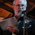 MC Bill Foster at the 2015 Delaware Valey Bluegrass Festival - photo by Frank Baker
