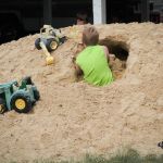 Heavy equipment at the 2015 Delaware Valey Bluegrass Festival - photo by Frank Baker