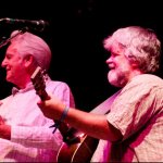 Del McCoury and Vince Herman at DelFest 2013 - photo by G. Milo Farineau