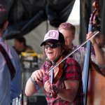 Jeremy Garrett with The Infamous Stringdusters at DelFest 2013 - photo © Gina Proulx