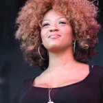 Sugah Davis with Keller Williams at DelFest 2013 - photo © Gina Proulx