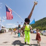 Children's parade at DelFest 2014 - photo by Gina Elliott Proulx