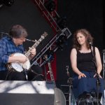 Béla Fleck and Abigail Washburn at DelFest 2014 - photo by Gina Elliott Proulx