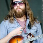Paul Hoffman with Greensky Bluegrass at DelFest 2013 - photo © G. Milo Farineau
