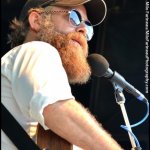 Ward Harrison with Hackensaw Boys at DelFest 2013 - photo © G. Milo Farineau