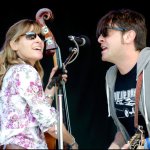 Jenny Keel and Jeff Austin at DelFest 2013 - photo © G. Milo Farineau