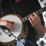 Jens Kruger at the 2016 Delaware Valley Bluegrass Festival - photo by Frank Baker