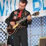 Taylor Malpass with The Malpass Brothers at the 2016 Delaware Valley Bluegrass Festival - photo by Frank Baker