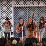 Della Mae at the 2013 Delaware Valley Bluegrass Festival - photo by Frank Baker