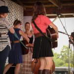 Della Mae at the 2013 Delaware Valley Bluegrass Festival - photo by Frank Baker