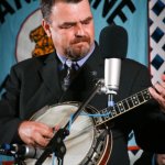 Ron McCoury with the Del McCoury Band at the 2013 Delaware Valley Bluegrass Festival - photo by Frank Baker
