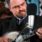 Ron McCoury with the Del McCoury Band at the 2013 Delaware Valley Bluegrass Festival - photo by Frank Baker