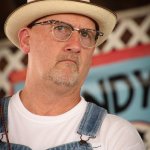 Mike Compton with Jumpsteady Boys at the 2013 Delaware Valley Bluegrass Festival - photo by Frank Baker