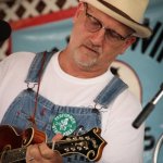 Mike Compton with Jumpsteady Boys at the 2013 Delaware Valley Bluegrass Festival - photo by Frank Baker