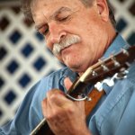 Scott Huffman with Laurie Lewis & the Right Hands at the 2013 Delaware Valley Bluegrass Festival - photo by Frank Baker