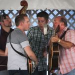 Audie Blaylock and Redline at the 2016 Delaware Valley Bluegrass Festival - photo by Frank Baker