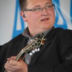 Ryan Paisley with Danny Paisley at the 2016 Delaware Valley Bluegrass Festival - photo by Frank Baker