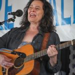 Kathy Kallick at the 2016 Delaware Valley Bluegrass Festival - photo by Frank Baker