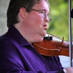 Michael Clevelan at the 2015 Bluegrass on the Grass Festival - photo by Frank Baker