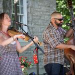 Anya Hinkle and Stig Stiglets with Telco at the 2015 Bluegrass on the Grass Festival - photo by Frank Baker