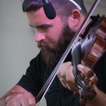 Jake Krack with The Bing Brothers at the 2015 Bluegrass on the Grass Festival - photo by Frank Baker