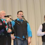 Doyle Lawson, Corey Hensley and Dustin Pyrtle at the Ruritan Club in Galax, VA (4/6/13) - photo by Judith Burnette