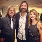The Roys with Mac Brown, lead singer with Third Day, at the 2012 ICM Awards
