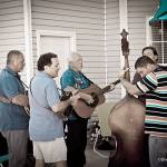 Dale Perry, Larry Stephenson, David Parmley, John Marquess, and Steve Day at the party held Lance LeRoy's honor - photo © Dreama Stephenson Photography