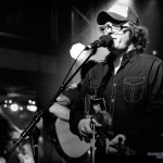 Jeremy Garrett with The Infamous Stringdusters at Crossroad Music Hall; Huntsville, AL (3/9/13) - photo by Todd Powers