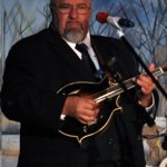 Jeff Parker with Dailey & Vincent at Bearcreek Farms in Bryant, IN (4/19/13) - photo by Bill Warren