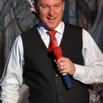 Darin Vincent with Dailey & Vincent at Bearcreek Farms in Bryant, IN (4/19/13) - photo by Bill Warren