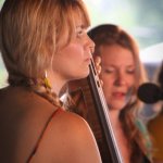 Shelby Means with Della Mae at Delaware Valley (September 2012) - photo by Frank Baker