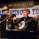 Johnny Warren and Charlie Cushman with The Earls of Leicester at The Station Inn (12/18/14) - photo by Shelly Swanger
