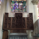 Stations of the Cross at St. Catharina's Church in Belgium seen during the Po' Ramblin' Boys Back To The Mountains EuroTour 2016