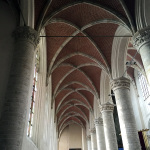St. Catharina's Church in Belgium seen during the Po' Ramblin' Boys Back To The Mountains EuroTour 2016