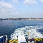 Po' Ramblin' Boys say farewell to Denmark on the ferry during their 2016 Back To The Mountains EuroTour