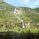 Beautiful mountain scenery in Norway