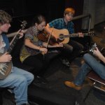 Old time hallway jam during Fan Fest 2012 - photo by Dan Loftin