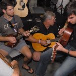 Flatpicking jam at Fan Fest 2012 - photo by Dan Loftin