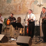 Grasstowne perform in an ancient Finnish church