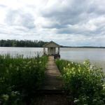 View from the house where Grasstowne is staying in Finland - photo by Justin Jenkins