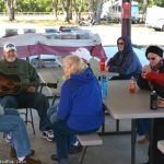 Brink Brinkmann conducts a songwriter workshop at a chilly Florida Bluegrass Classic - photo © Bill Warren
