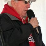 Calvin Mickey leads a sing-along at the Florida Bluegrass Classic - photo © Bill Warren