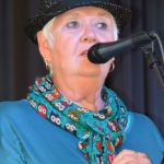 MC Jo Odom at the Florida Bluegrass Classic - photo © Bill Warren